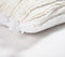 Hand Tufted Cotton Cushion Cover with Frayed tassels, 16 x 16 inches