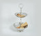 Handcrafted 2-Tier Iron Cake Stand