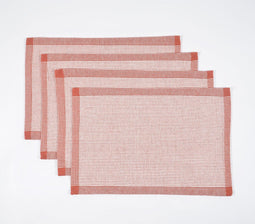 Handcrafted Framed Pastel Cotton Placemat
