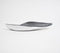 Handmade Grey Boat-Shaped Textured Serving Platter
