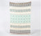 Handwoven & Block Printed Cotton Floral Panel Tasseled Throw