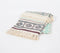 Handwoven & Block Printed Cotton Floral Panel Tasseled Throw