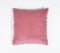 Handwoven Cotton Acrylic Cushion Cover with Pom-pom Tassels