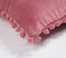 Handwoven Cotton Acrylic Cushion Cover with Pom-pom Tassels
