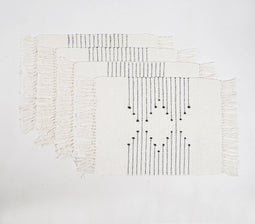 Handwoven Cotton Minimal Placemats (Set of 4)