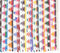 Handwoven Cotton Multicolor Triangle Patterned Durry