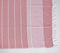 Handwoven Cotton Striped Red & Periwinkle Bath Towels (Set Of 2)