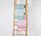 Handwoven Cotton Striped Sage & red Bath Towels (Set Of 2)