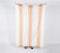 Handwoven Cotton Tangerine Striped Throw with Tassels
