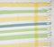 Handwoven Cotton Summer Striped Bath Towels (Set Of 2)
