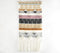 Handwoven Geometric Fringed Wall Hanging