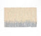 Handwoven Leather & Cotton Ombre Chevron Monochrome Durry