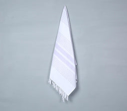 Handwoven Striped Cotton Bath Towel