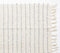 Handwoven Striped Cotton Throw with Tassels