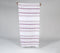 Handwoven Striped Mauve Cotton Bath Towel