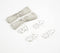 Heart Coiled Pearl Napkin rings (set of 6)