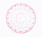 Hearts Printed Kids Round Rug