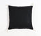 Jacquard Corduroy Striped Tasseled Cushion Cover, 18 x 18 inches