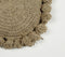 Knitted & Tasseled Fawn Cushion cover