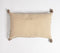 Khaki Striped Lumbar Cushion cover