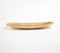 Lacquered narrow Gold-toned Aluminium Snack Plate