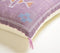 Lilac Embroidered Cushion cover