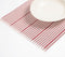 Line Striped Handloom Cotton Placemats (set of 4)