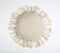 Macrame Fringed Round Cushion cover