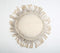 Macrame Fringed Round Cushion cover