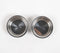 Matte Black Stainless Steel Serving Bowls (Set of 2)