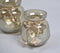 Mercury Toned Smokey Glass Votives (Set of 2)