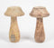 Minimal Wooden Mushroom Showpieces (set of 2)