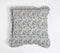 Monochromatic Cushion Cover with Frills, 18 x 18 inches