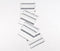 Monotone Striped Table Napkins (Set of 4)