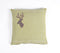 Muted Christmas Reindeer Cotton Cushion Cover, 20 x 20 inches