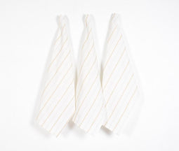 Neutral Handloom Kitchen Towels (set of 3)