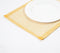 Orange Square Checks Cotton Placemat
