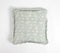 Paisley Block Printed Cushion Cover with Frilled Border, 18 x 18 inches