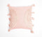 Pastel Cresent Tufted & Tasseled Cushion Cover