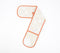 Pumpkin Printed & Quilted Double Oven Mitt