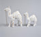 Raw Wooden Camel Sculpture with Chain