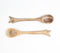 Raw Wooden Salad Servers (Set of 2)