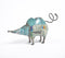 Recycled Iron Mouse Tabletop Decorative