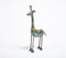 Recycled Iron Giraffe Tabletop Decorative