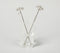 Rhinestone-Encrusted Stainless Steel Stirrers (Set of 4)