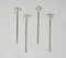 Rhinestone-Encrusted Stainless Steel Stirrers (Set of 4)