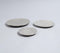 Sand Cast Aluminium Round Textured Candle Plates (Set of 3)