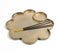 Sand Cast Gold-Toned Aluminium Flower Tray