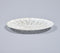 Seived Round White Tabletop Decorative Tray