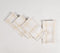 Set of 4 - Handwoven Checkered Napkins